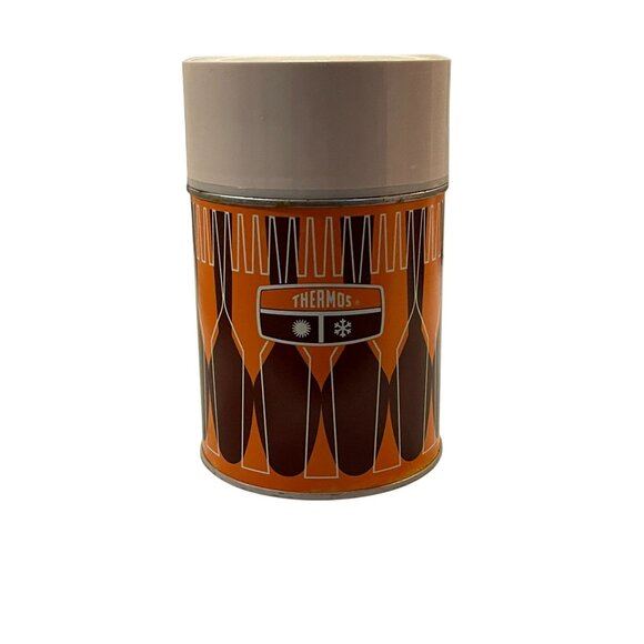 Thermos Other - Vintage 1971 Thermos 10 oz Food Jar Used Orange Brown